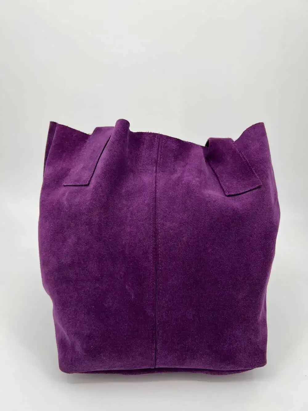 Brand Purple Suede Tote | OS Regular | Suede Tote Bag